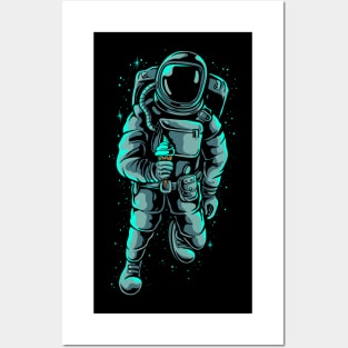 Space cream Posters and Art